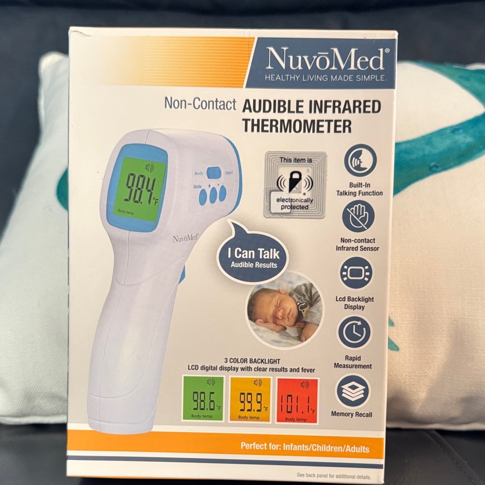 Non-Contact Infrared Thermometer - White